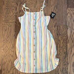 Striped Button-Down Sundress -NEW WITH TAGS